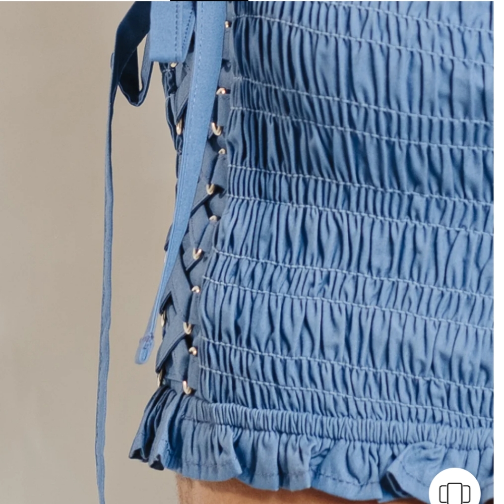 AE Lace-Up Tube Top - Picture 3 of 8